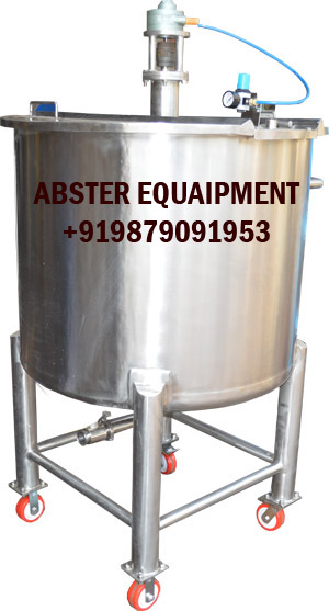 Stainless Steel Solution Preparation vessel, reactor & Storage Tank Stainless Steel Solution Preparation vessel